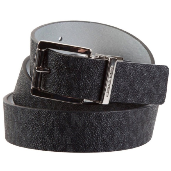 Michael Kors Accessories - Michael Kors Reversible Silver Buckle Dress Belt